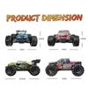 Remote Control 1:20 4WD Off-Road Big Foot Racing Car, High-Speed Climbing Toy, 2.4G
