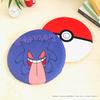 MORIPiLO Seat Cushion Chair Cushion Pokemon BIG Monster Ball Gengar Goods Plush Cushion Memory Foam Purple 40x40x4cm Makura No Morishita 370786