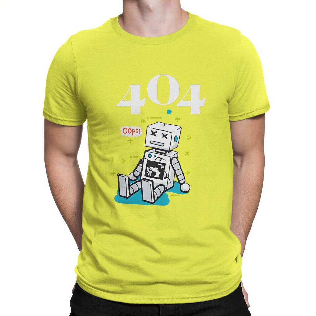 Error 404 Newest TShirt For Men Error 404 Sign Round Neck Pure Cotton T Shirt Personalize Birthday Gifts OutdoorWear