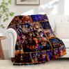 1 Pc Flannel Coco Movie Theme Multi-purpose Small Blanket, Suitable for Bed, Sofa or Gift, Home Decoration That Shows Family Warmth and Fest