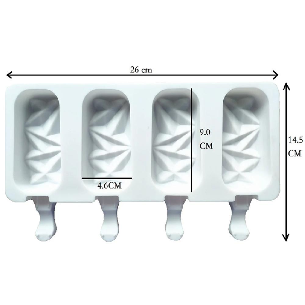 Popsicle Molds Silicone Ice Pop Molds BPA Free Popsicle Mold Reusable Easy Release Ice Pop Make Ice Mold Many Style 6