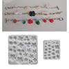 Heat Resistant Silicone Mould Set For Handmade Floral Pendant Charm Jewelry Designs Craft Projects