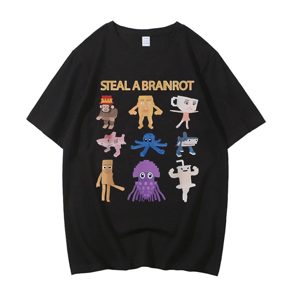 High Quality Cotton 67 Six Seven Funny Italian Brainrot Boys Fashion Gaming Meme TShirt Gamer Gen Alpha Slang Saying Tee Tops