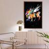 1PC Classic Anime S-Saint S-seiya  Poster Self-adhesive Art Waterproof Paper Sticker Coffee House Bar Room Wall Decor