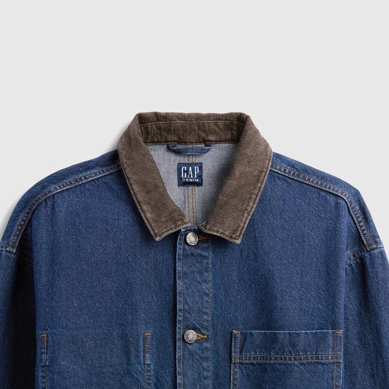 Gap Men's 2025 Autumn Cotton Workwear Jacket