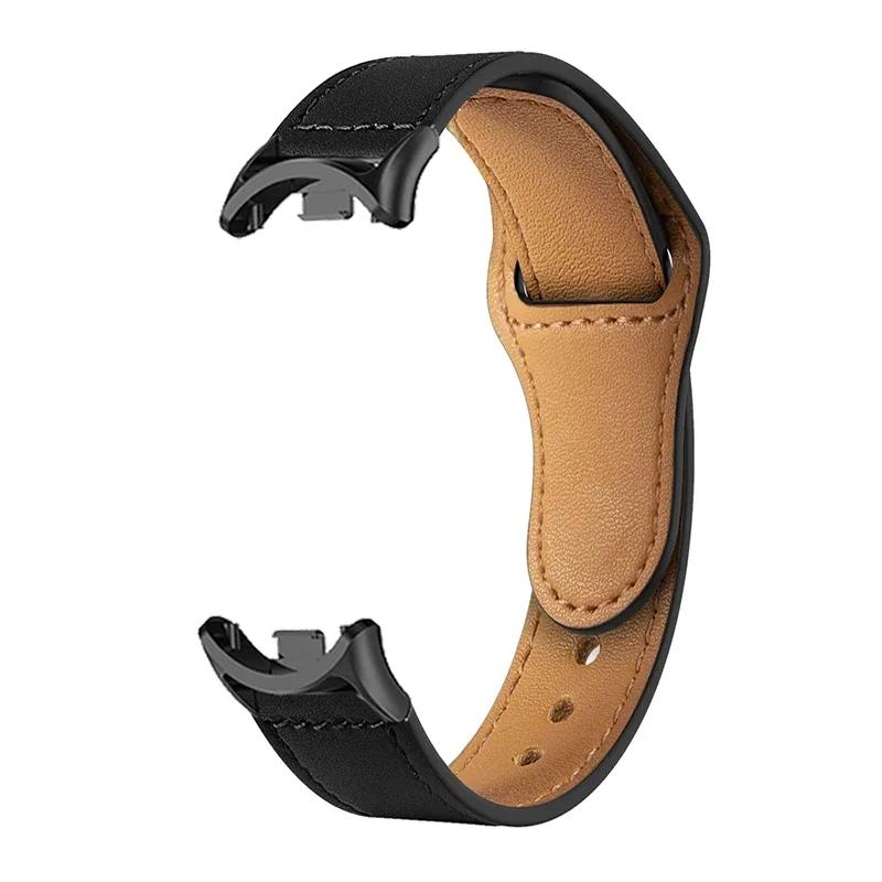 

Ремешок для Mi Band 9 Смарт-браслет Кожаный ремешок для часов для xiaomi band 8 Браслет Correa для xiaomi mi band 9 Браслет на запястье miband 8 Ремень For Mi Band 8-9
