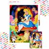 Diamond Painting Kit Full Diamond Round Alice In Wonderland Decor Home Decor Craft Gift