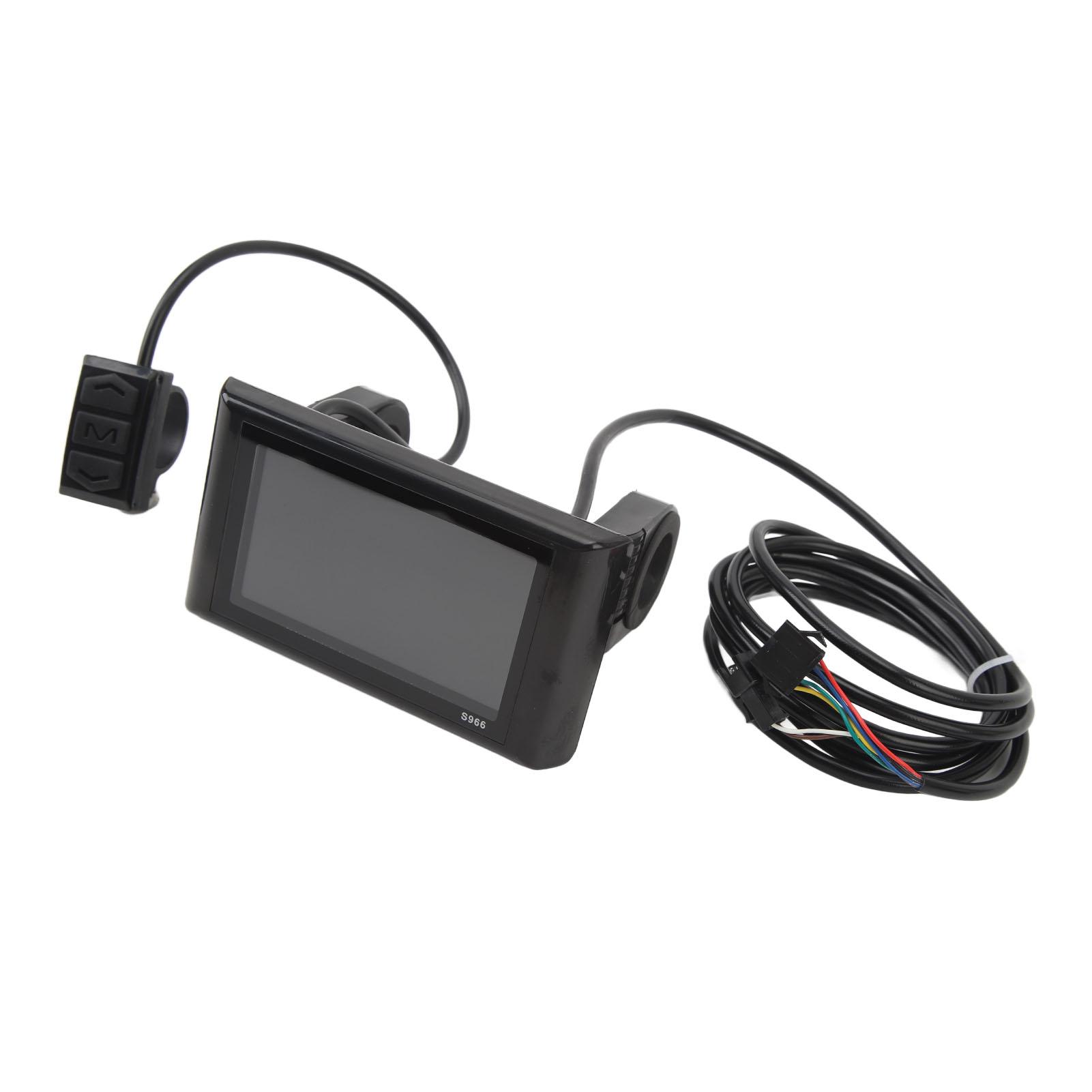 

S966 Велосипедна панель 2472В Водонепроникний Легкий Велосипедний РК-дисплей Панель Управління для Електричного Велосипеда