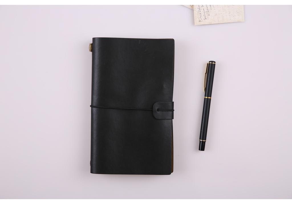 A5 A6 PU Leather Notebook Handmade Vintage Diary Journal Sketchbook Planner TN Travel Notebook Cover