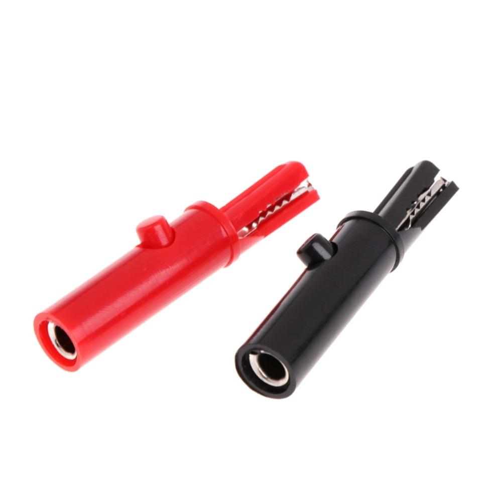 Alligator Clip Push Button Type Crocodile Clip Jack Insulation Alligator Clip Crocodile Clip