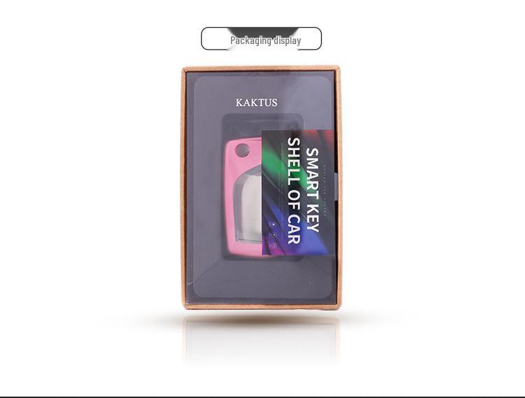 KAKTUS TPU Pouzdro na klíč od auta pro Toyota Camry/Corolla - Měkký gumový obal se sadou přezek