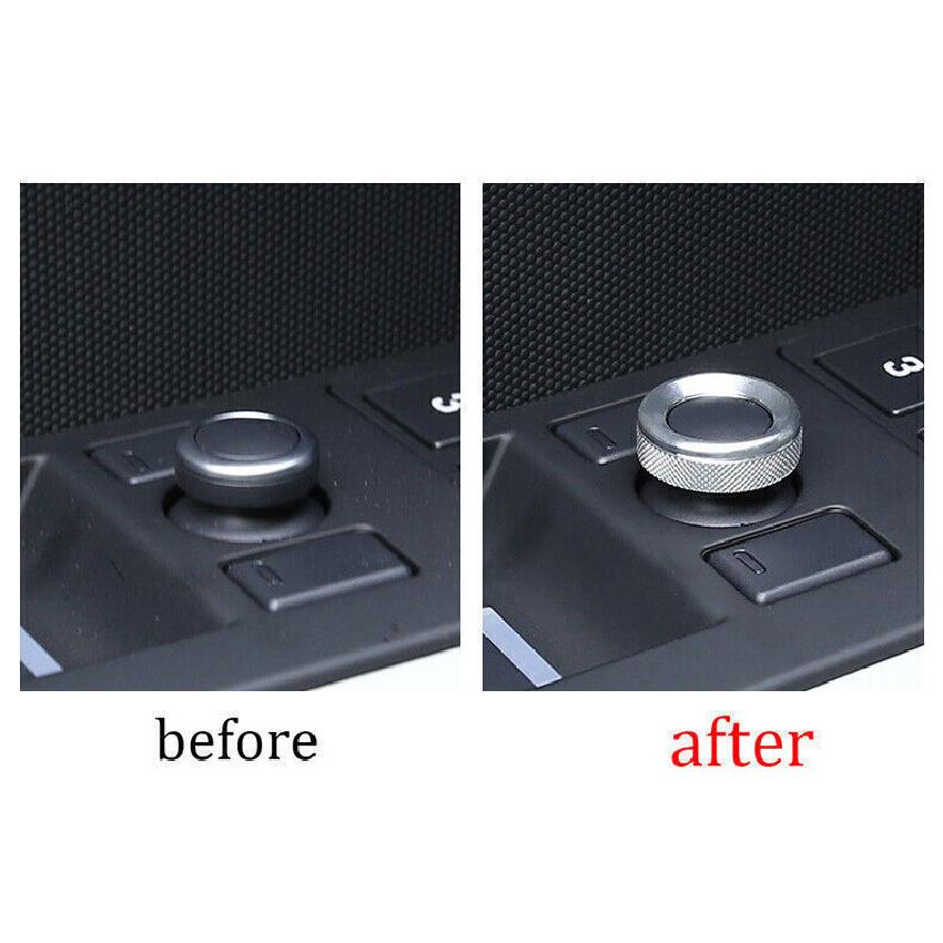 For Range Rover Evoque -23 Silver Aluminum Rear View Mirror Adjustment Knob