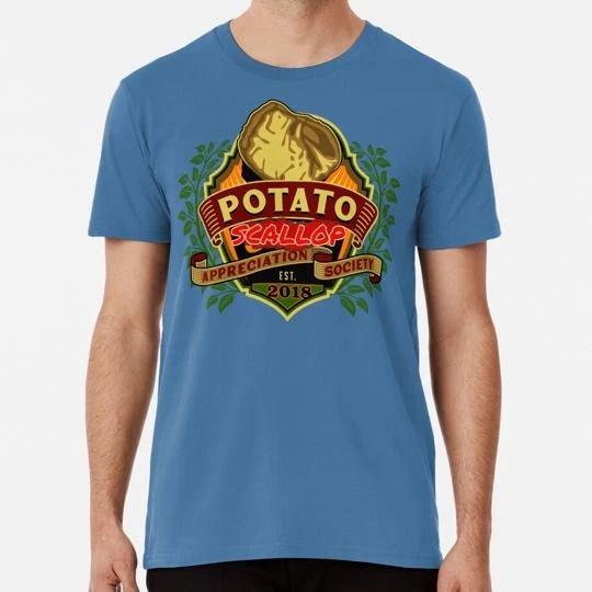 Potato Scallop Appreciation Society Tee S to 5XL Made in USA T-shirt 2XL
