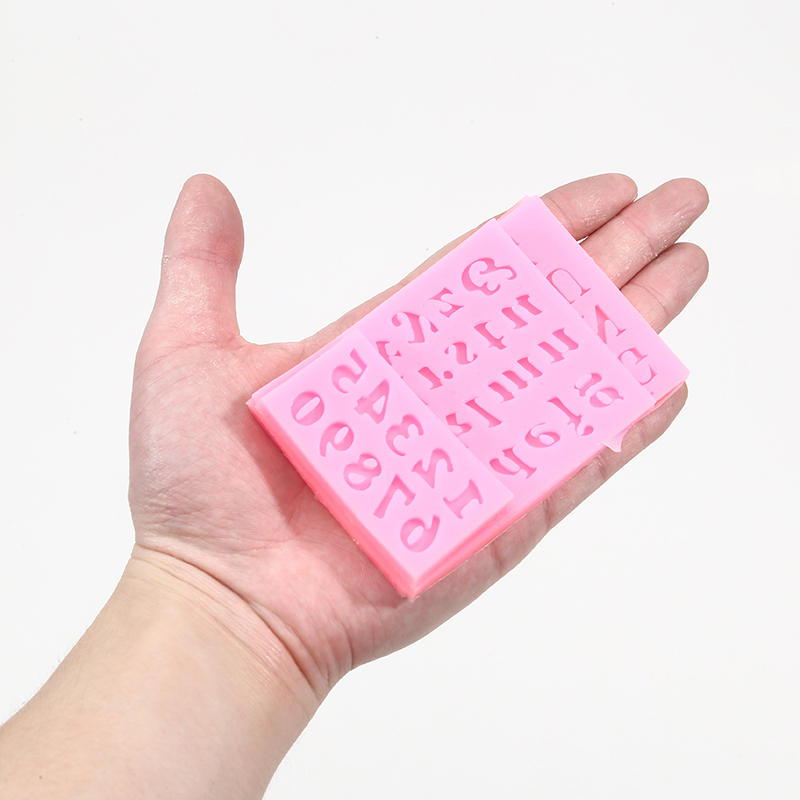 Creative Silicone Number Alphabet Cake Mold Diy Fondant Cake Making Mold for Chocolate Sugar Soap