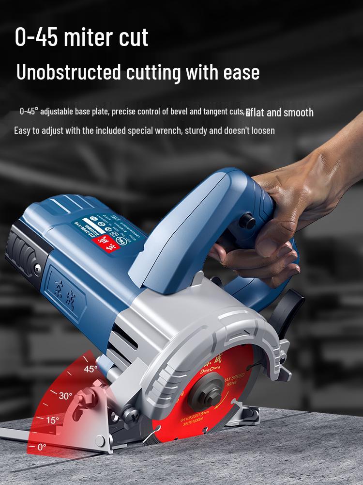 220V Handheld Electric Cutting Saw for Stone, Tile, Marble, and Concrete