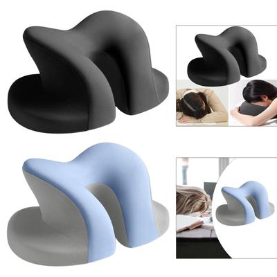 Office Desk Face Down Pillow Ergonomic Memory Foam Neck Headrest Cushion for Comfortable Sleep Travel