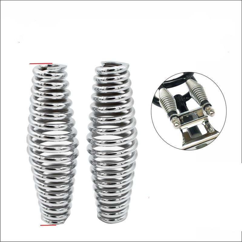 2PCS Bicycle Modification Spring Wire 5mm Heavy Drum Shock Absorber Fork Bike Restoration   Lowriders Compression Spring 5mm