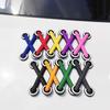3D Stereo Shoelace Sticker: Car, Motorcycle, and EV Scratch Cover Decal