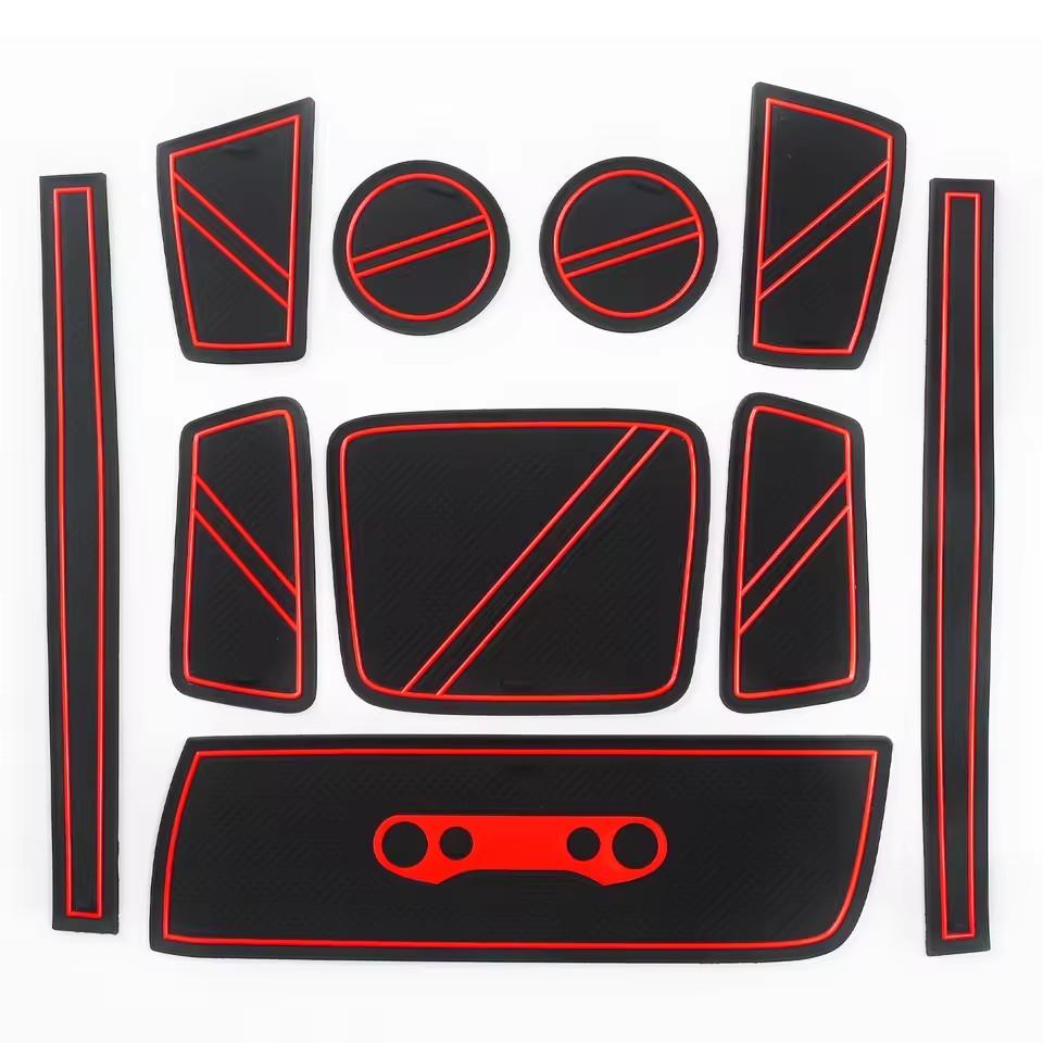 

для Hyundai Casper 2025 2025 Противоскользящий коврик в слот ворот, коврик для подстаканника, противоскользящая накладка на дверь, подставки, аксессуары для интерьера автомобиля 10pcs