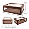 [Sears] Collection Box Jewelry Box Wooden Accessory Box Jewelry Storage Large Capacity s98-0005