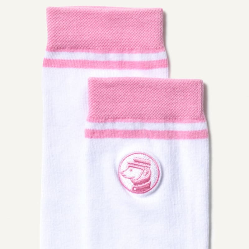 HOTEL SAINT TROPEZ WHITE-PINK sport MICCA KNEE SOCKS