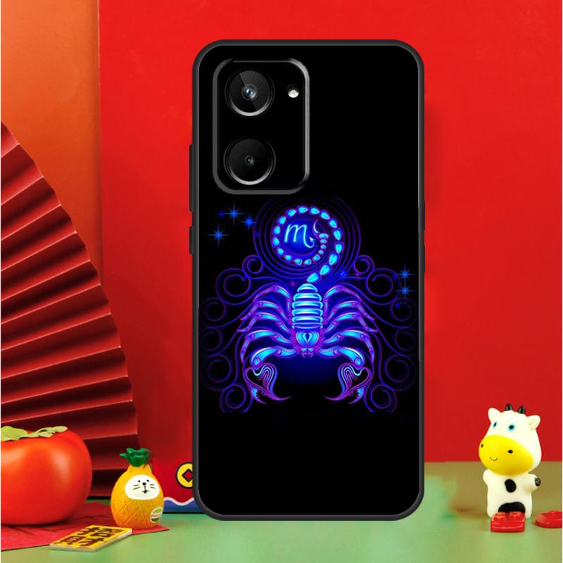 Neon Zodiac Signs For Realme 15 Pro GT7 GT6 10 11 12 13 14 Pro Plus C65 C67 C63 C61 C51 C53 C35 C75 C55 Case