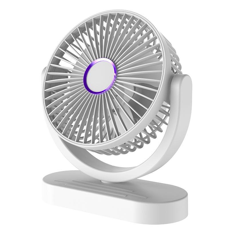 USB Rechargeable Silent Mini Desktop Fan for Dorm, Office, and Study