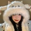 Warm Little Sheep Plush Hat Cartoon Lei Feng Cap Creative Ear Protection Hat  Girls
