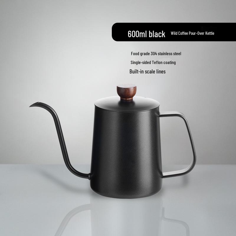 Σετ Καφέ Κανάτας Λαιμού Χήνας από Ανοξείδωτο Ατσάλι με Θερμόμετρο & Αντιθερμική Λαβή - Δωρεάν Αποστολή