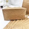 10pcs- Handbag Kraft Paper Packing Bag Takeaway Kraft Paper Bag