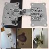10x Stainless Steel Hinge Repair Plate For Cabinet Furniture Hinges Mounting Tool Kitchen Cupboard Door Fixing Plate Home Tools