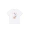 Pure Cotton American White Short-sleeved T-shirt Women's Summer New Loose Large Size Fat MM Design Sense Niche Trendy Top