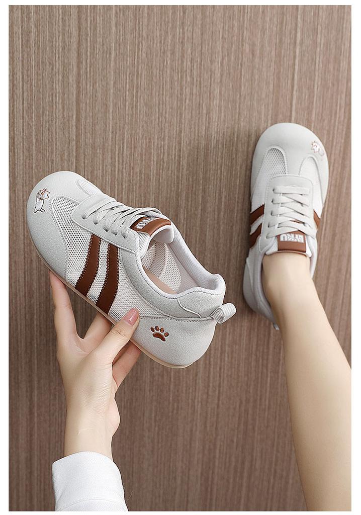 Low Cut Board Shoes Summer Mesh Breathable German Training Shoes 2026 New Lightweight Casual Niche Versatile Women's Shoes
