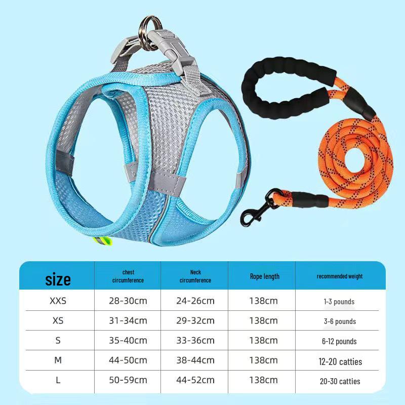 Adjustable Cat Anti-Escape Leash & Harness for Outdoor Walking