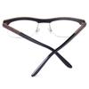 High-Quality Bamboo And Wood Sandwich Board Splicing Glasses Frame, Retro Half Frame Wood, Myopia Glasses Frame