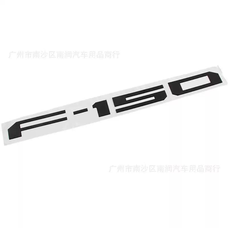 Car ABS Plastic F-150 Logo Car Letter Fender Side Emblem Rear Tail Trunk Badge Sticker For Ford F150 GT Accessories