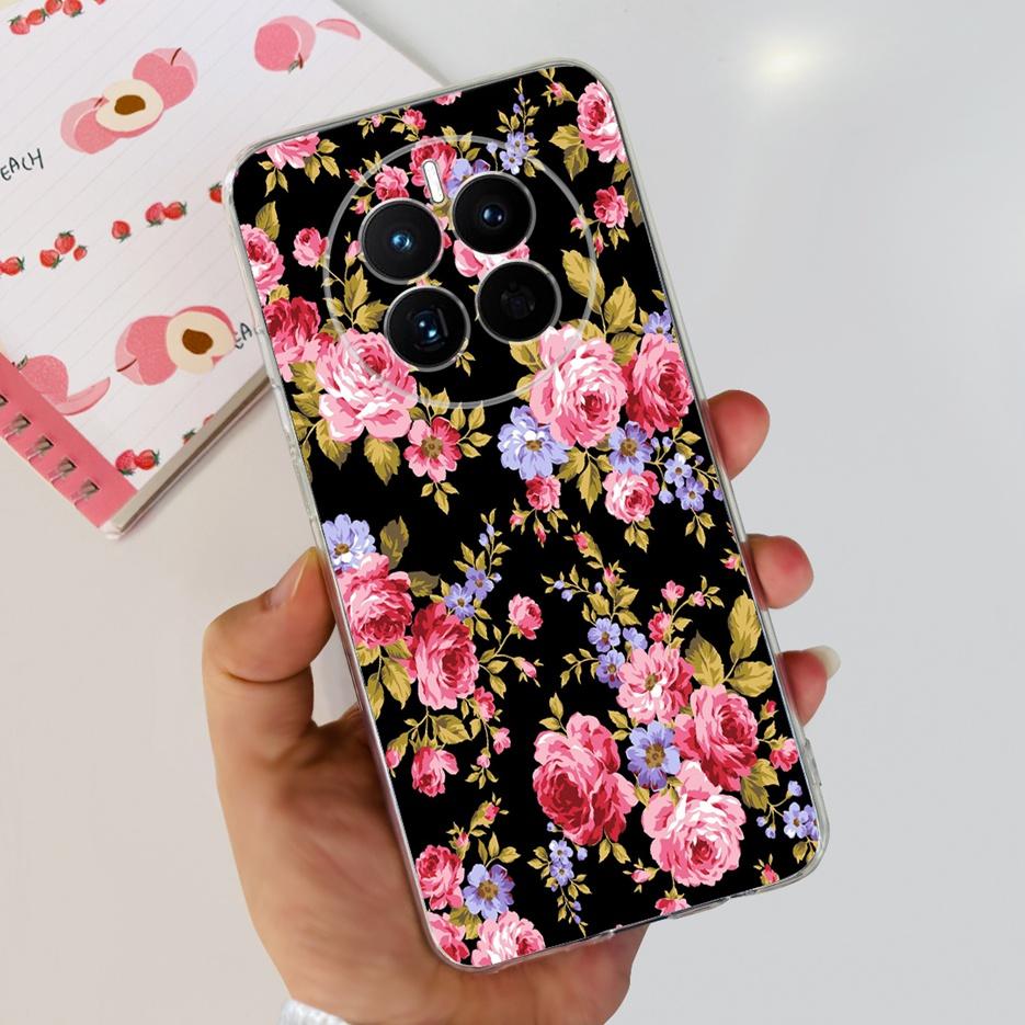 For Huawei Mate 50 Pro Case Stylish Butterfly Flowers Soft Slim Fundas Phone Case For Huawei Mate 50 Mate50 Pro Back Cover Coque