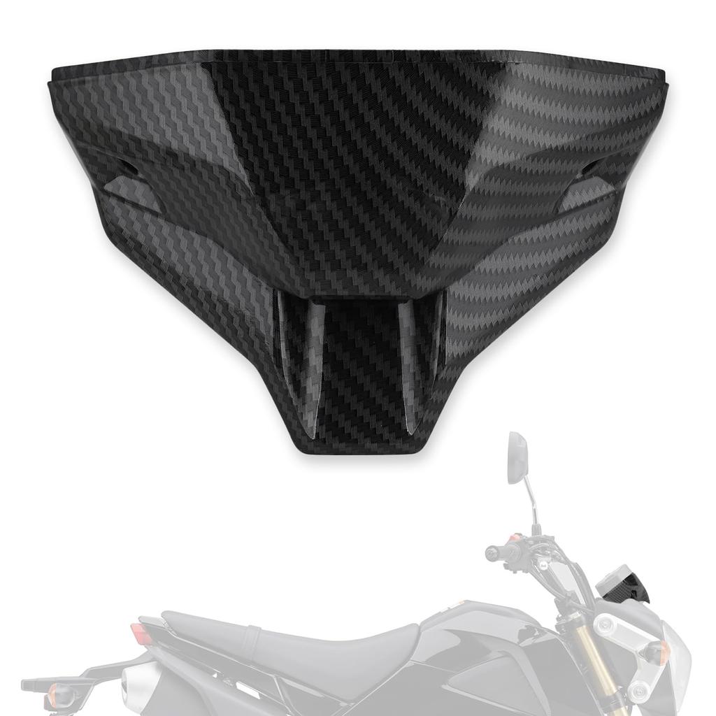 JFG Motorrad Tachoabdeckung Kompatibel Motorrad Tacho Außen Carbonfaser-Optik - Modelle MSX125, Grom125, etc. Koffer, Hülle, -