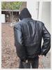 2024 Retro White Leather Motorcycle Jacket with Shoulder Pads - Unisex Street Style