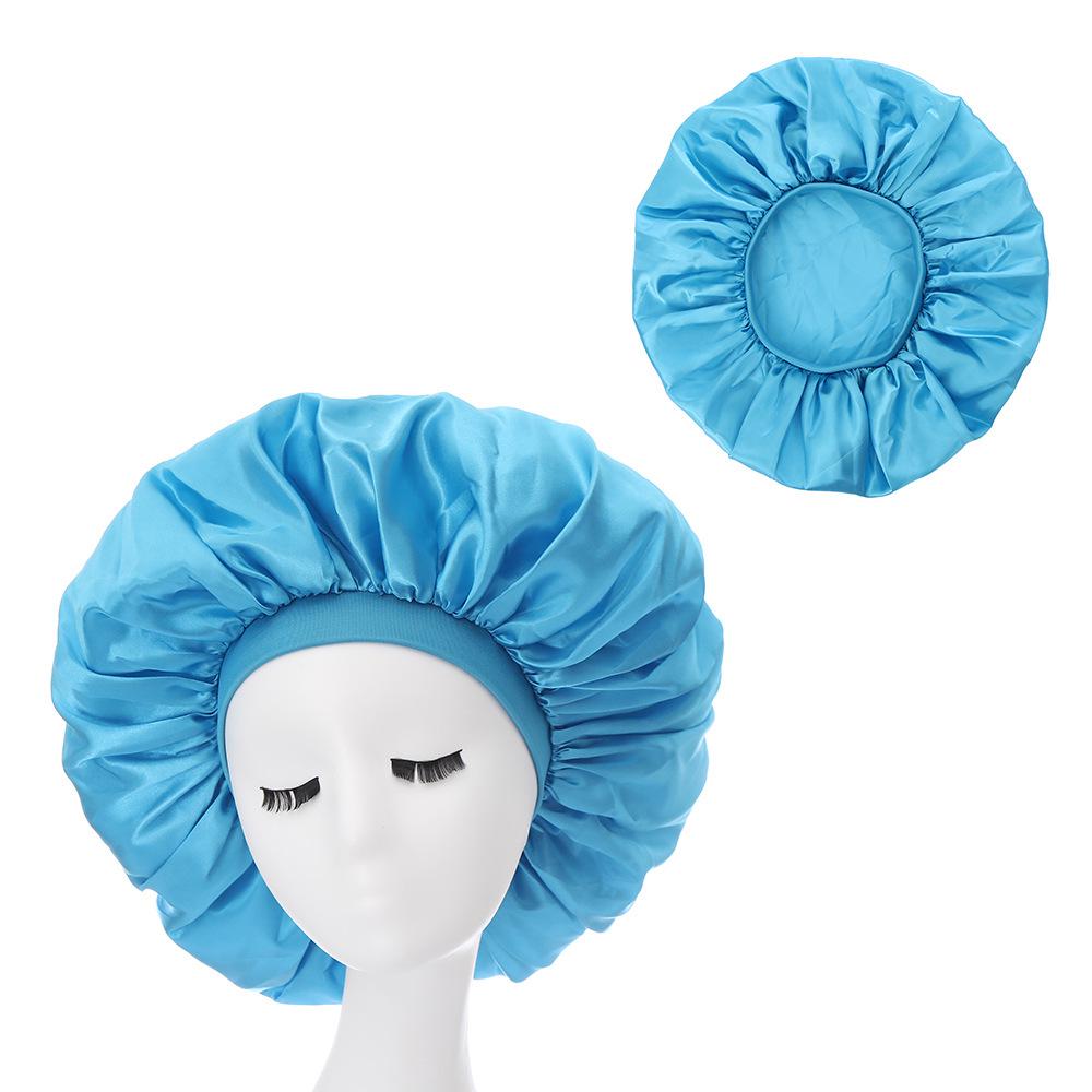 Extra Large Satin Sleep Cap: Wide Brim Headscarf for Hair Protection and Chemo Care