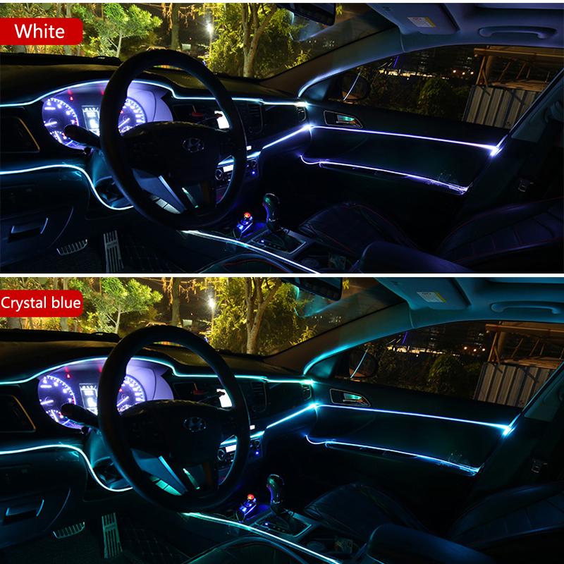 Striscia LED per auto EL Wire per luce decorativa Neon Per Honda civic accord crv jazz city hrv Subaru Forester Impreza