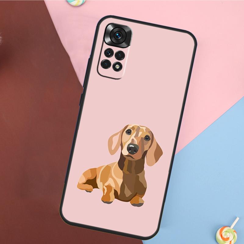 Dachshund Dog Case For Redmi Note 12 Pro 8 9 10 11 Pro Note 9S 10S 11S 8T Redmi 10 12C 9C 10A 10C Cover