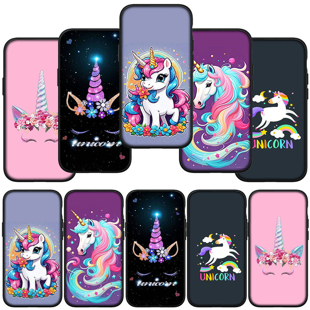 

Чехол для телефона Samsung Galaxy S24 S23 iPhone 15 14 Xiaomi Redmi Note 13 12 11 8 10 9 Pro Max Plus X XR OPPO A15 Huawei Comics Unicorn Horse Cover for Redmi Note 12 5G аэро