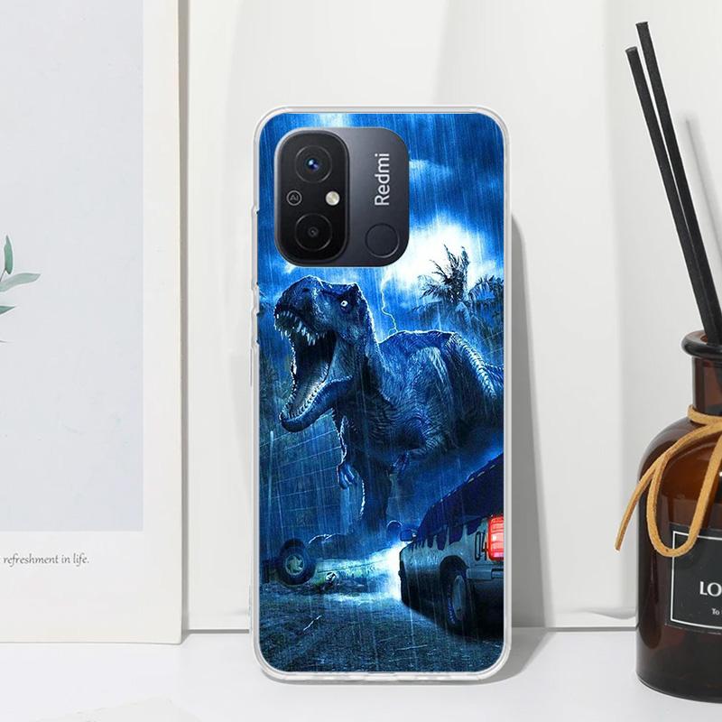 Jurassic Park Dinosaur World Phone Case For Xiaomi Redmi 12C 12 10C 10A 10 9C 9A 9T 9 8A 8 7A 7 6A 6 Pro K70 K40 K20 Fundas Back