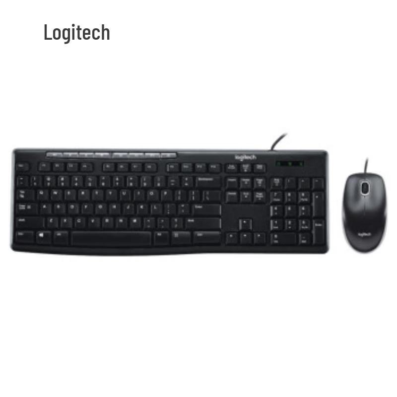 

Logitech MK200 Wired Multimedia Keyboard and Mouse Combo