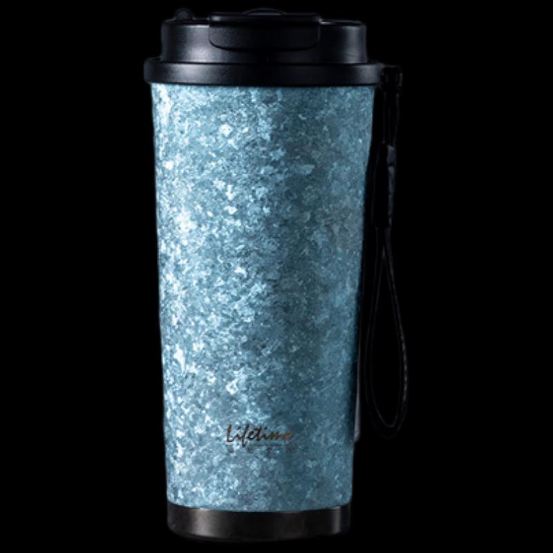 MRSIKEY Titanium Dual-Drink Insulated Coffee Mug