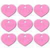20Pcs Dog ID Tag Engraved Customized Pet Tags For Dog Accessories Personalized Heart Name Tag Plate Collar Decoration