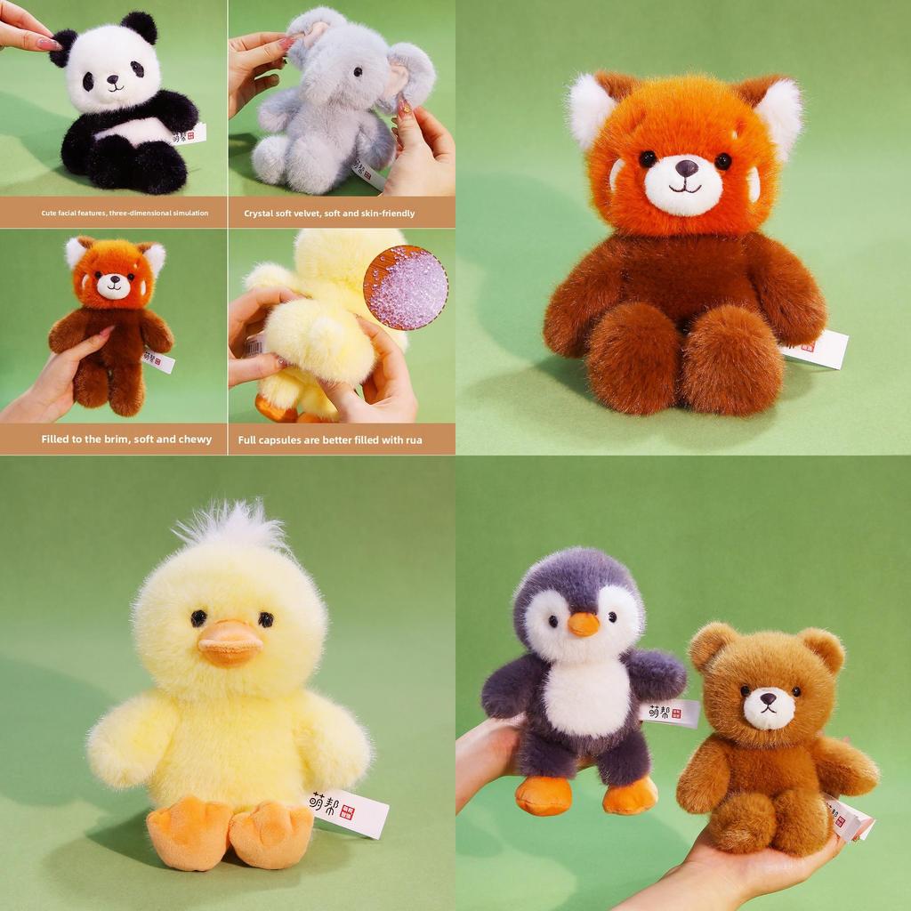 Elephant Panda Pig Rabbit Plush Toy With 7d Cotton Filling For Kids And Teens Gift