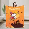 Snoopy Cartoon Dog Pilot Blankets Fleece All Season  Multi-function Lightweight Throw Blanket for Bed Office Bedding Throws