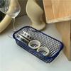 Metal Organizer Basket Mini Make Up Sorting Holder New Storage Basket  Office Stationery